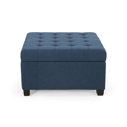 Banc ottoman de rangement capitonné