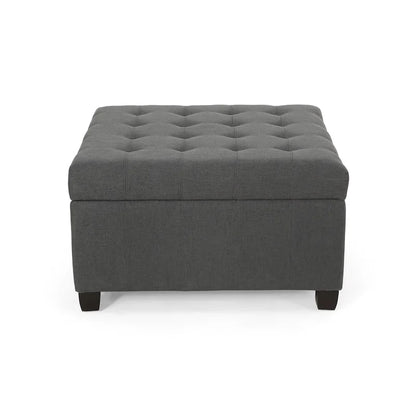 Banc ottoman de rangement capitonné