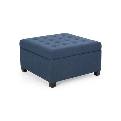 Banc ottoman de rangement capitonné