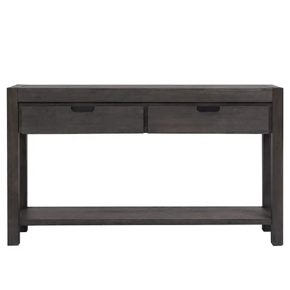 Console avec 2 tiroirs et 1 étagère
