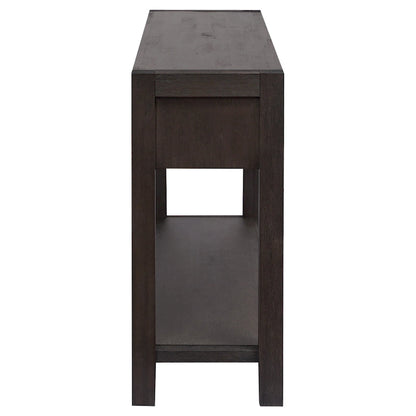 Console avec 2 tiroirs et 1 étagère
