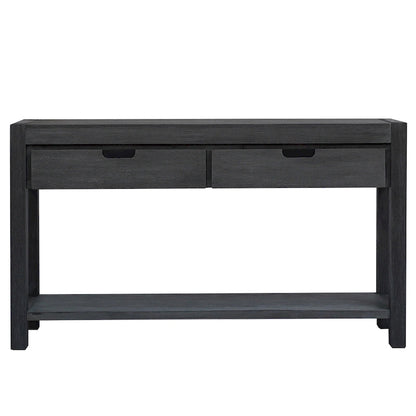 Console avec 2 tiroirs et 1 étagère