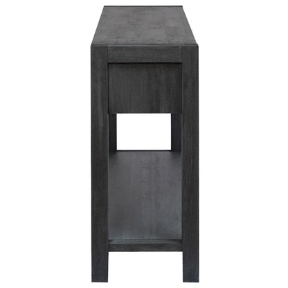 Console avec 2 tiroirs et 1 étagère
