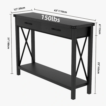 Console industrielle avec tiroirs