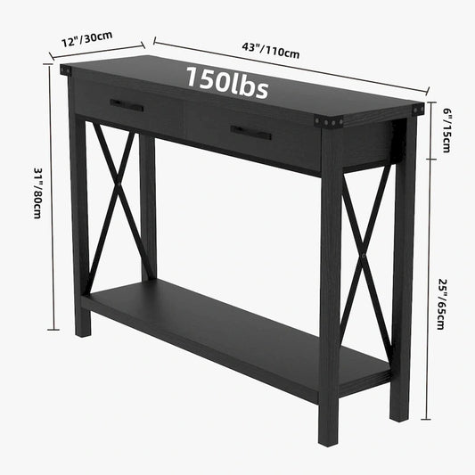 Console industrielle avec tiroirs