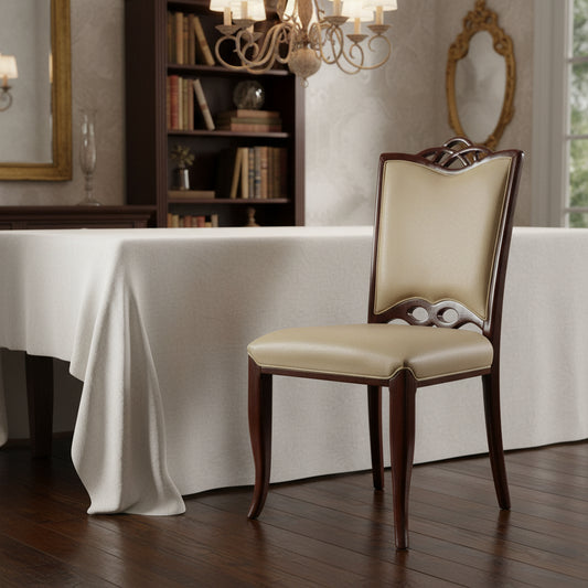 Palace Leather Dining Chairs (Set of 2)