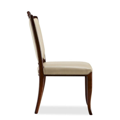 Chaises de salle à manger en cuir (lot de 2)
