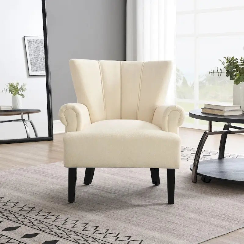 Chaises de salon d'appoint en tissu moderne