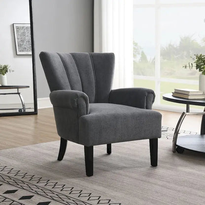 Chaises de salon d'appoint en tissu moderne