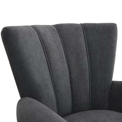 Chaises de salon d'appoint en tissu moderne