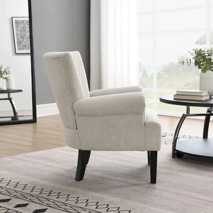 Chaises de salon d'appoint en tissu moderne