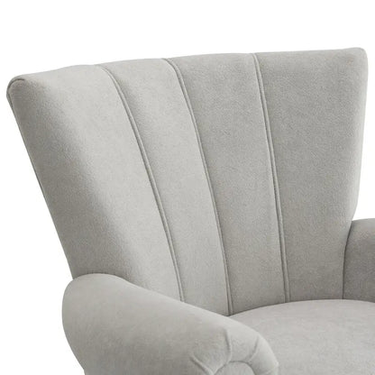 Chaises de salon d'appoint en tissu moderne