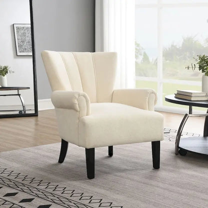 Chaises de salon d'appoint en tissu moderne