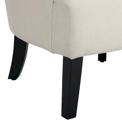 Chaises de salon d'appoint en tissu moderne